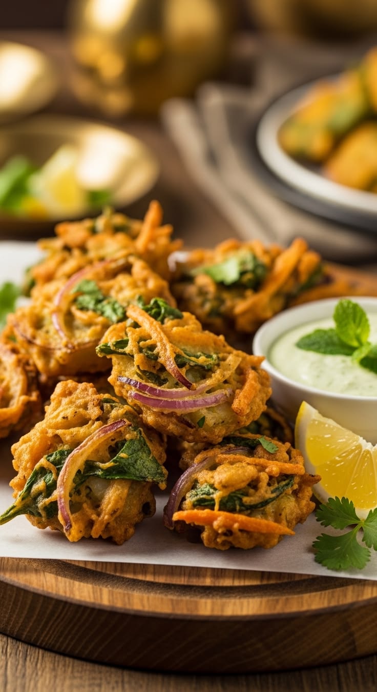 Crispy Onion Pakoras